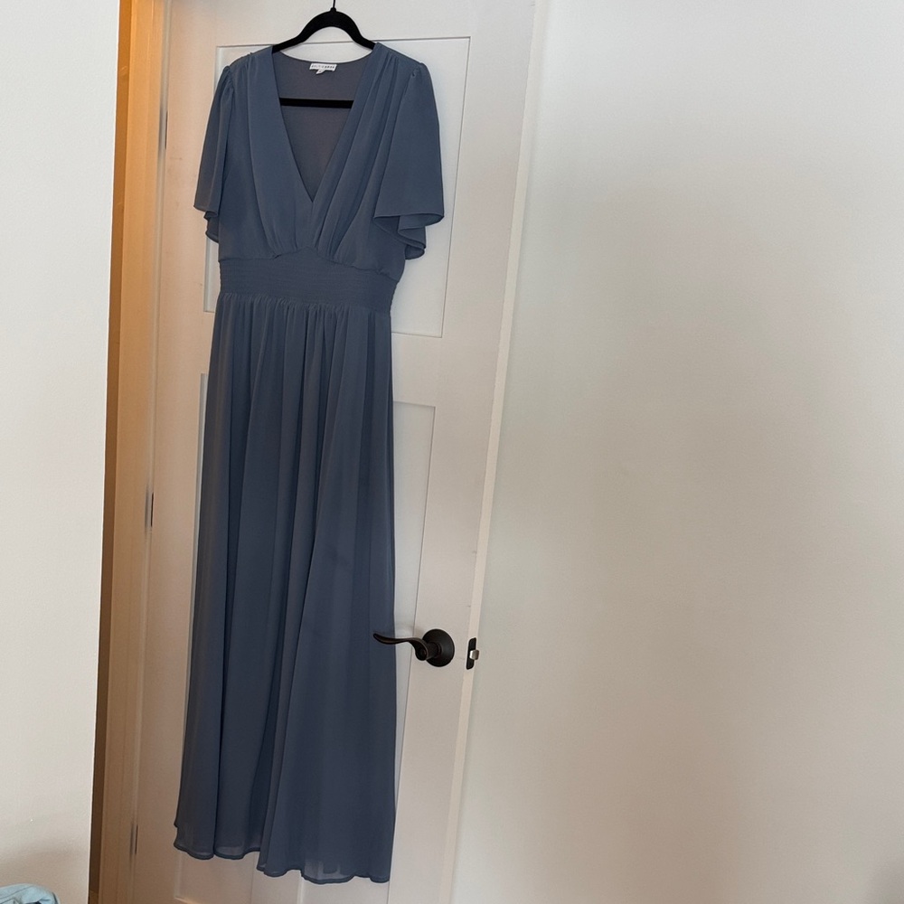 Baltic Born Dusty Blue Maxi Dress
